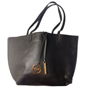 BCBG Large Black Handbag Tote 17"x11"